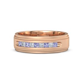 Milgrain Crown Band (2mm gem)