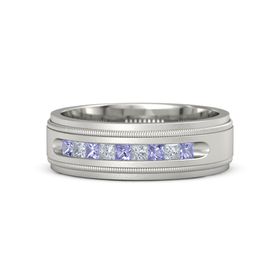 Milgrain Crown Band (2mm gem)