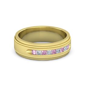 Milgrain Crown Band (2mm gem)