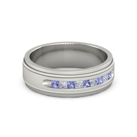 Milgrain Crown Band (2mm gem)