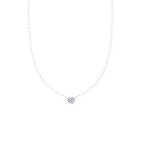 Gemstones by the Yard Solitaire Necklace (4.5mm gem)