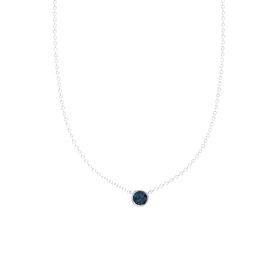 Gemstones By The Yard Solitaire Necklace (6mm gem)