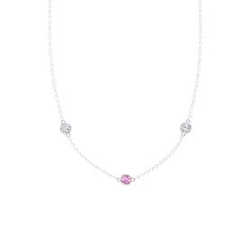 Gemstones By The Yard 3-Stone Necklace