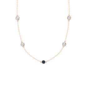 Gemstones By The Yard 5-Stone Necklace