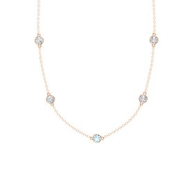 Gemstones By The Yard 5-Stone Necklace