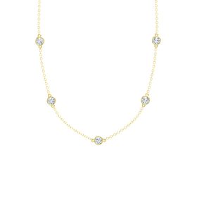 Gemstones By The Yard 5-Stone Necklace