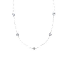 Gemstones By The Yard 5-Stone Necklace