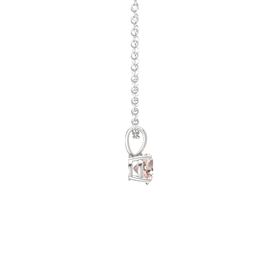 Round-Cut Solitaire Pendant (6mm gem)