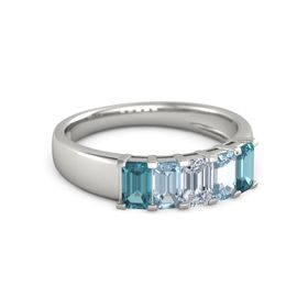 Five-Stone Deco Band