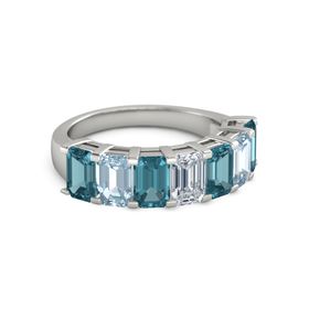 Seven-Stone Deco Band