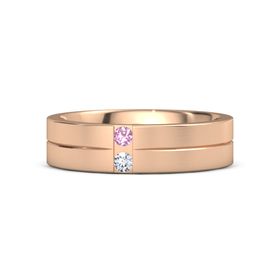 Men S October Birthstone Wedding Rings Snake Eyes Band 6mm Wide