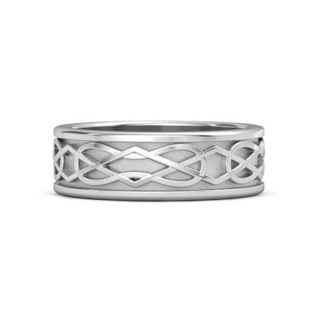 Men S Sterling Silver Ring Kells Celtic Wedding Band Gemvara Kells Celtic Wedding Band