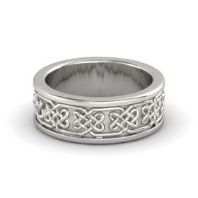 Lindisfame Celtic Wedding Band