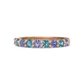 Nine-Gem Band Ring