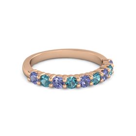 Nine-Gem Band Ring