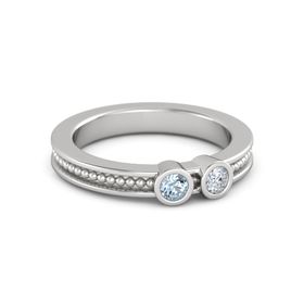 Mother's Gift Ring With Two Gems