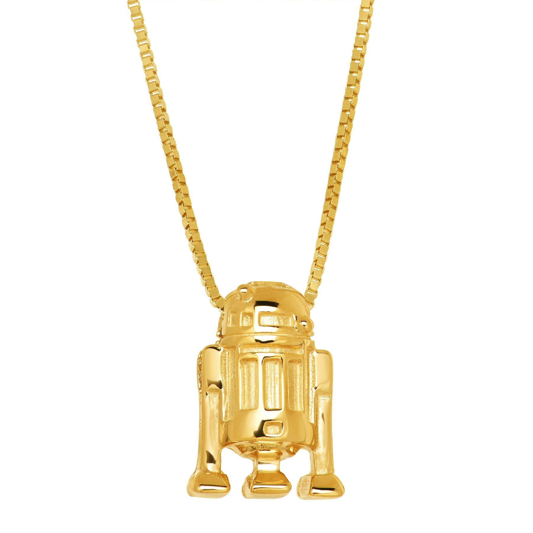 Star Wars R2 D2 Pendant In 10k Gold Jewelry Com The Details