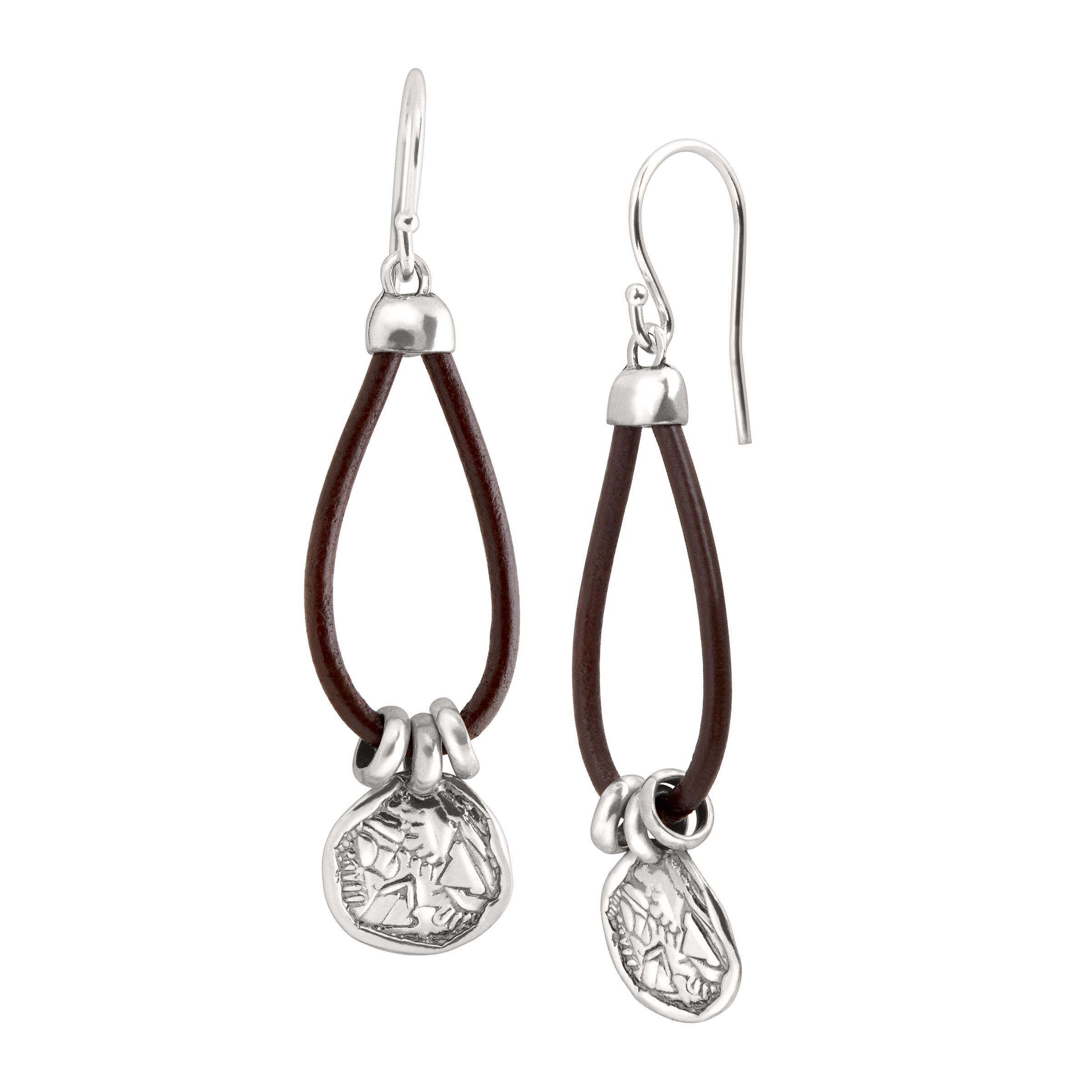 Medallion Earrings Silver Medallion Earrings Silver Earrings Silver Earrings Dangle Silver Disc Earrings Silver Earrings Round Disc