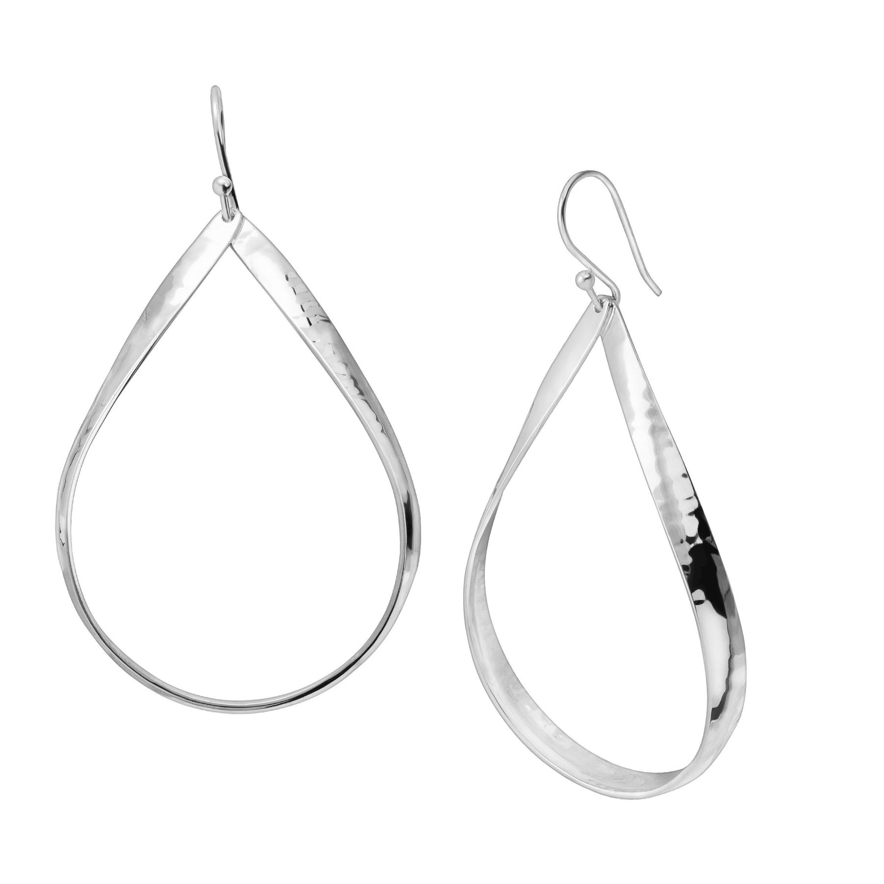 Silpada Do The Twist Open Teardrop Earrings In Sterling Silver Do The Twist Drop Earrings