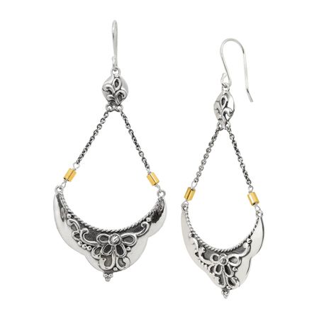 Silpada Swing Of Things Open Chandelier Drop Earrings In Sterling Swing Of Things Drop Earrings