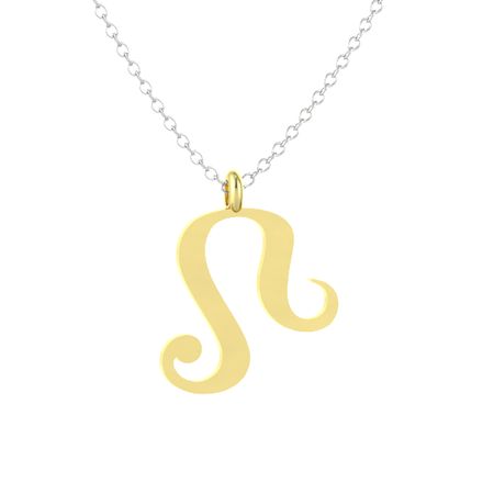14K Yellow Gold Pendant | Leo Pendant 