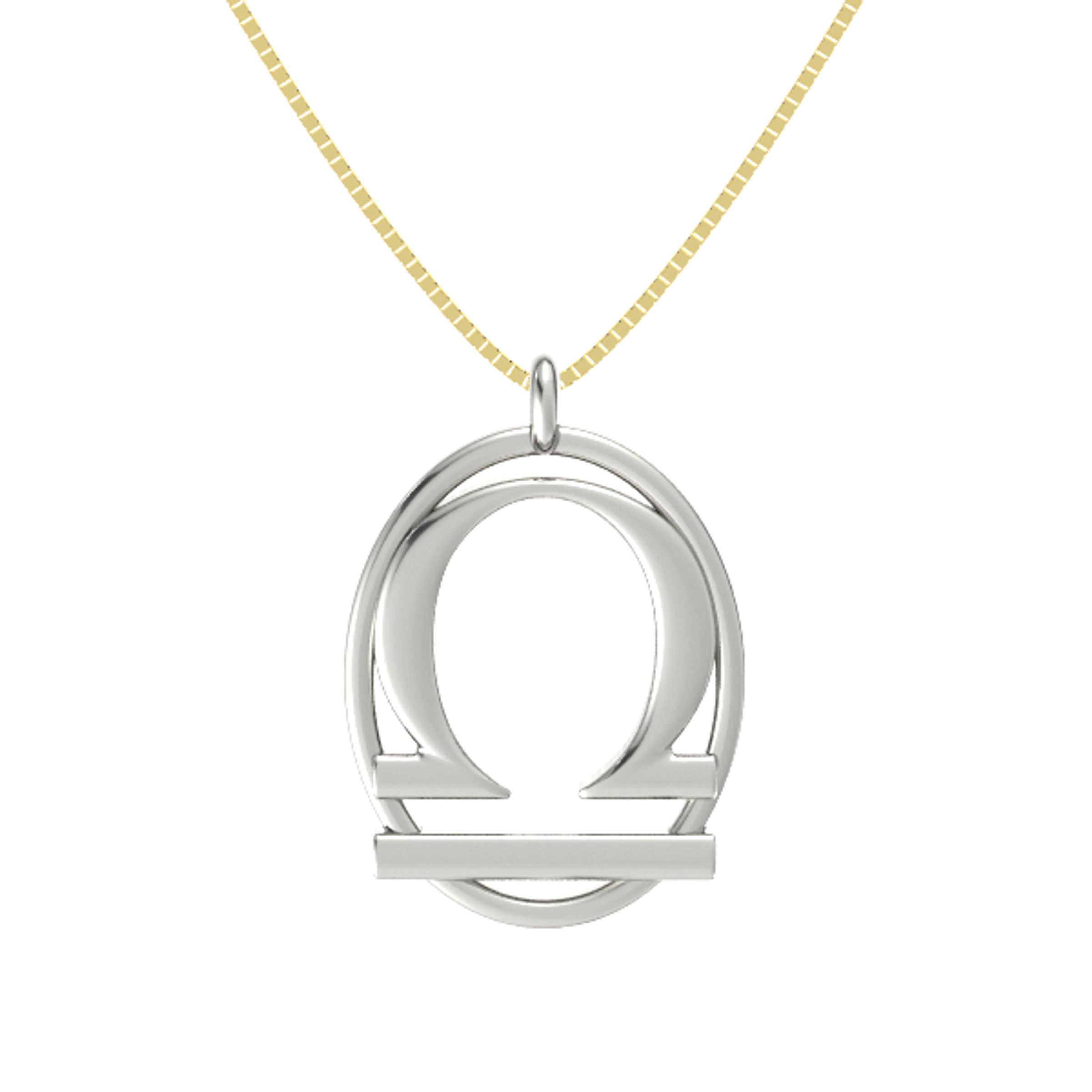 Platinum Pendant | Libra Pendant | Gemvara